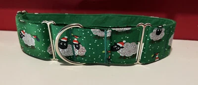 christmas sheep 50mm martingale collar  - Image 1 of 4