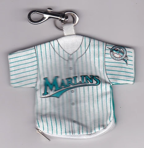 J.F. Sports MLB Miami Marlins Lil' Sport Baseball Jersey Keychain Cover