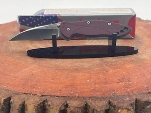 Vintage Retired Kershaw Ken Onion Design Centofante 1610 Maroon handle--2859.24 - Picture 1 of 7