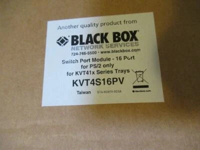 Black Box Network Services KVT4S16PV Switch Port Module KVT41x Series Trays - Image 1 of 4