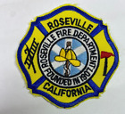 Roseville Fire California CA Patch H8