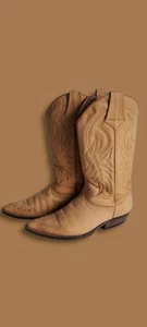Botas vaqueras vintage de cuero GUESS talla 7 - Imagen 1 de 10