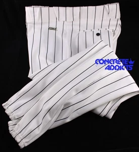 Fahrrad 4114 / Vintage weiß. Gestreifte Baseball Softball Hose Neu Größe M - Bild 1 von 11