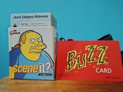 Simpsons Scene It Replacement Pieces Trivia Cards And Buzz Cards - Image 1 of 4