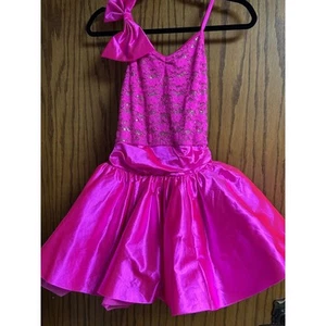 Hot Pink Girls Weissman Curtain Call Costumes Dancewear Tutu Dress in size XLC - Picture 1 of 5
