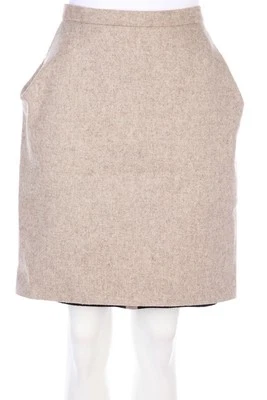 COS skirt wool mix drape D 44 beige tones - Image 1 of 4