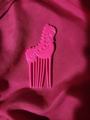 De colección 1987 Mattel Island Divertido Barbie Repuesto Hot Pink Seahorse Peine Juguete Foto 1 de 4