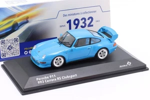 PORSCHE 911 (993) Carrera RS Clubsport 1993-1995 Riviera blue - 1/43 - Solido - Picture 1 of 5