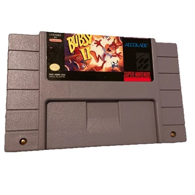 Bubsy II: Super Nintendo SNES Cartridge Only (1991) - Tested - Image 1 of 3