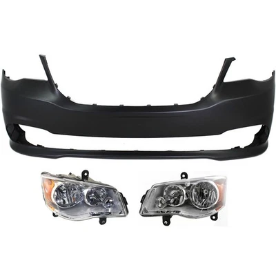 Headlight Kit For 2011-2019 Dodge Grand Caravan Left and Right Side Halogen Foto 1 de 4