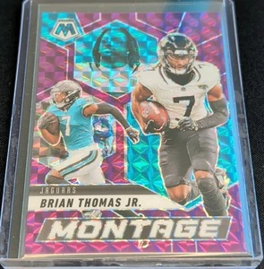 2025 Mosaik Bryan Thomas Jr Montage Purple Mosaic #2 10/49 Jaguars - Bild 1 von 2