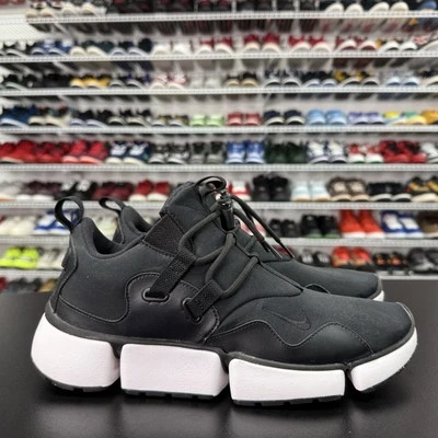 Navaja de Bolsillo Nike DM Negra Blanca 898033-001 Para Hombre Talla 9 Falta Plantilla Foto 1 de 4