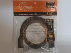 4k Displayport TO Displayport CABLE Zoom Speed - Picture 1 of 10