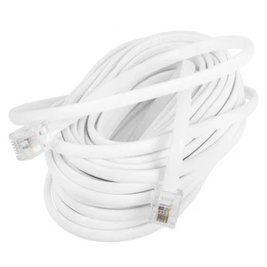 Telephone Line Cable Extra Long Cord for Landline Connector Plug Wire - Zdjęcie 1 z 12