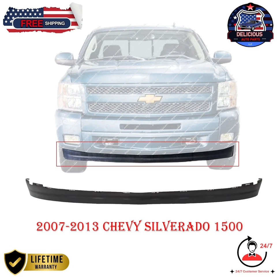 Bumper Lower Air Deflector Textured OEM Replaces For 07-13 Chevy Silverado 1500 — 第 1/4 张图片