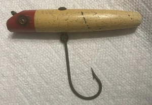 Rare Wood South Bend Coast Oreno Red Head 6” Some Scratches And Paint Loss Nice - Picture 1 of 5