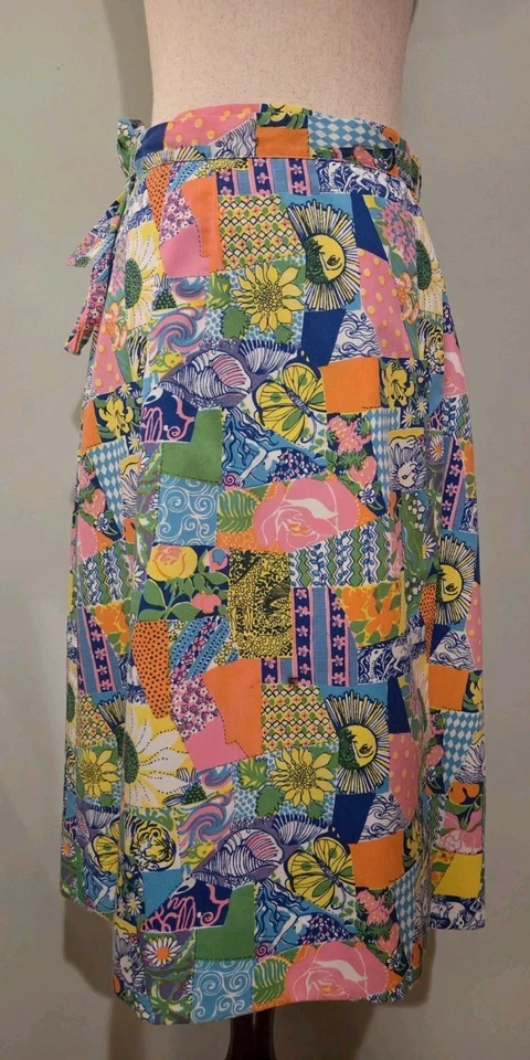 Falda envolvente de retazos de colección Key West Fashions Lilly Pulitzer Suzie Zuzek Foto 1 de 4