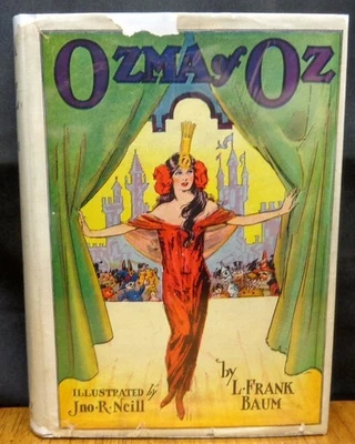 OZMA OF OZ By L. Frank Baum Early Reprint in Dust Jacket - Image 1 of 4