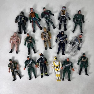 Vintage Chap Mei Action Figures 3.5" Military Soldier Firefighter Space Toy - Picture 1 of 11