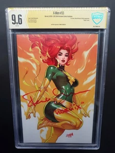 Marvel Comics X-Men #33 CBCS 9.6 firmato dall'attore Famke Janssen Jean Grey Phoenix - Foto 1 di 20