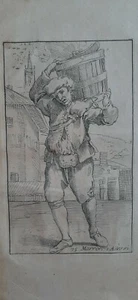 Annibale Carracci." Le arti di Bologna " 1760 acquaforte "MARRONI" - Picture 1 of 4