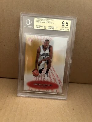 2004 TOPPS PRISTINE GOLD REFRACTOR DWIGHT HOWARD #102 20/27! BGS 9.5! - Image 1 of 2
