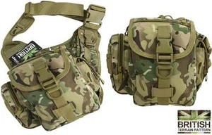 Tactical Army Combat Military Shoulder Travel Bag Day Pack Surplus 7L BTP New - Picture 1 of 3