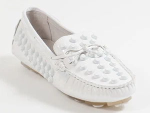 Neuer Francesco V. weißer Lackleder Mokassin Gr. 38 US 8 - Bild 1 von 6