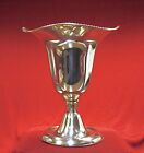 International Sliver Sterling Silver Ruffled Trumpet Vase 6.5&quot;