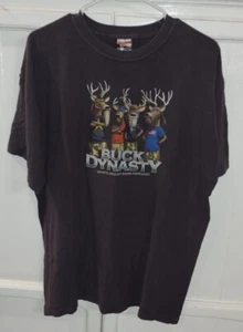 Mens The Duck Co. T-shirt, Early 2000s, White Mountains, AZ, Brown, XL - Picture 1 of 5