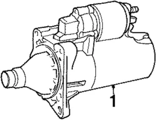 Genuine Mopar 1997 Chrysler Sebring Front Engine Starter Motor 4793210AC - Image 1 of 1
