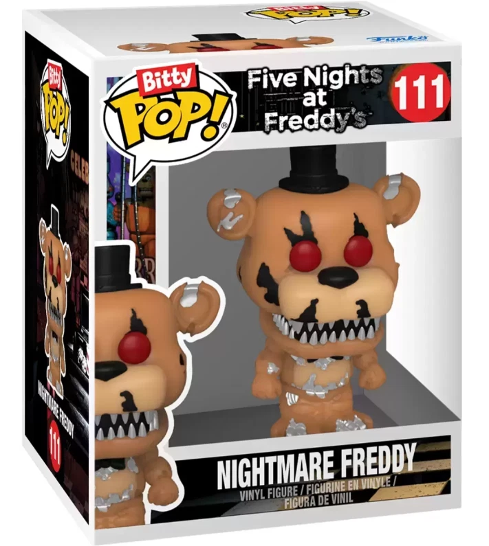 FIVE NIGHTS AT FREDDY'S Bitty Nightmare Chica 2.5cm Funko Pop FNAF Figurka