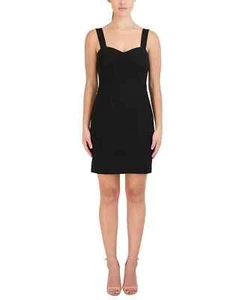 BCBGENERATION Bodycon Dress Size 2 Black Sweetheart Neck Sleeveless NWT $98 - Picture 1 of 6