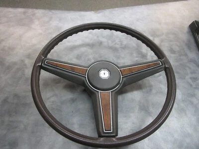 1978-1987 PONTIAC GRAND PRIX LEMANS GRAND LEMANS BONNEVILLE STEERING WHEEL BROWN - Image 1 of 4