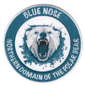 Blue Nose Northern Domain of the Polar Bear Embroidered Patch - Picture 1 of 1