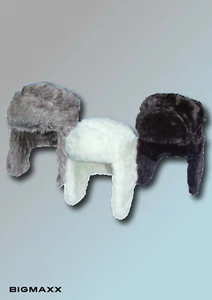 Bonnet D'Hiver en Fourrure Ouchanka Polaire Doublé Taille M - XL 3 Couleurs - Imagen 1 de 2