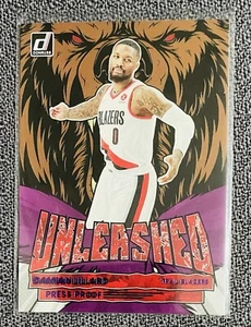 2022-23 Panini Donruss Basketball DAMIAN LILLARD Unleashed Purpleš„ - Picture 1 of 2