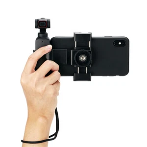 Hand Grip & Smartphone Bracket for DJI OSMO Pocket 2 + iphone Andorid Samsung LG - Picture 1 of 11