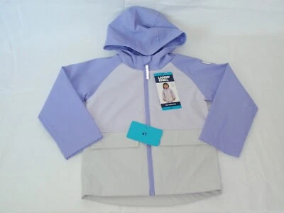 NWT Lands End Kids Rainslicker Rain Jacket Purple Water Resistant Lined Sz 4 - Image 1 of 4