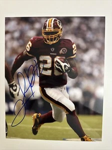 FOTO A COLOR 8X10 FIRMADA AUTOGRAFIADA DE CLINTON PORTIS WASHINGTON REDSKINS - Imagen 1 de 2