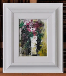 RENZO PICCOLI - VASO DI FIORI - OLIO SU TELA CON CORNICE CERTIFICATO REP1824003 - Foto 1 di 4