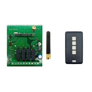 LANGSTRECKENRADIOBRÜCKE EMPFÄNGER 4 KANÄLE BIDIREKTIONAL REICHWEITE 1 KM 12-24V - Bild 1 von 1