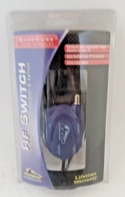 Pelican Automatic  RF Switch  For NINTENDO GAME CUBE CONSOLES EXTRA LONG CABLE - Image 1 of 2