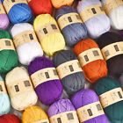 Fil de bambou doux crochet 4 couches lait coton fil tricot laine bébé 56 couleur neuf