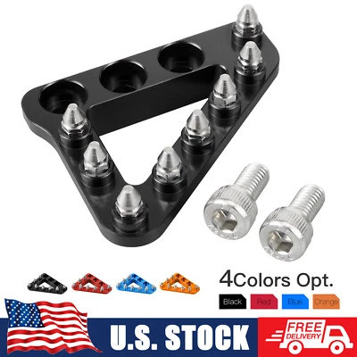 CNC Brake Pedal Plate Step Tip For Husaberg Husqvarna FE TE 125 250 350 450 501 — 第 1/4 张图片