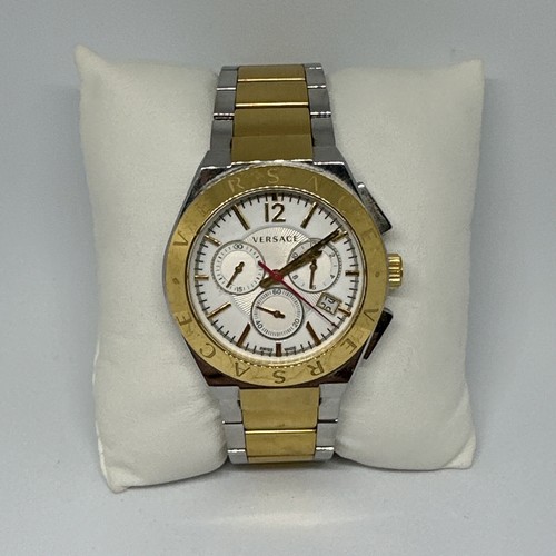 Orologio Versace 061803440314 Uomo Acciaio Bicolore Quadrante Analogico Quarzo HME69