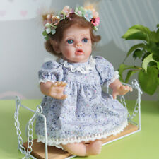 14" Lifelike Toddler Elf Girl Lovely Reborn Baby Doll Vinyl Silicone Newborn New