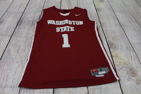 Nike Team Authentic WSU Washington State Cougars #1 Klay Thompson Jersey Small Cover