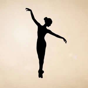 En Pointe Ballerina Vinyl Decal, Decal for Car, Laptop, Phone, Tumblers - Picture 1 of 25