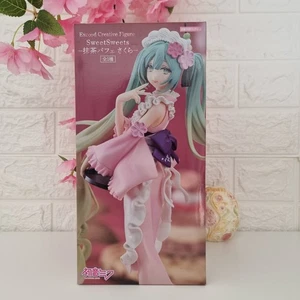 Miku Hatsune Figur Sweet Sweets Perfect Matcha Pink Ver. Furyu Merchandise - Bild 1 von 11